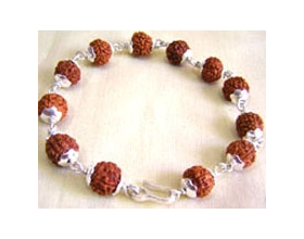 7 Mukhi Bracelet in Silver