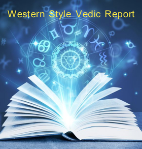 Western Style Vedic Horoscope Report Readings